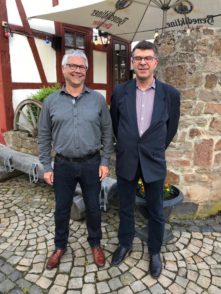 Bilduntertitel: Wolfgang Schnhals neuer Vorsitzender und Dr. med. habil. Hartmut Printz neuer Stellvertreter der CDU-Kirtorf  (Bild: CDU Kirtorf)